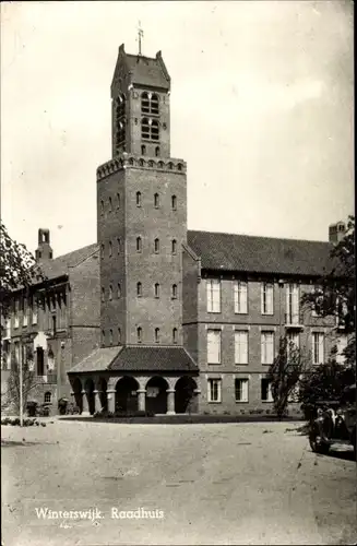 Ak Winterswijk Gelderland Niederlande, Raadhuis