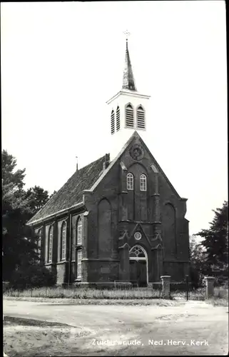 Ak Zuiderwoude Nordholland, Ned. Herv. Kerk