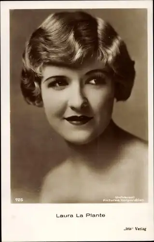 Ak Schauspielerin Laura La Plante, Portrait
