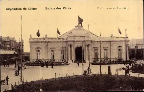 Ak Liège Lüttich Wallonien, Exposition Universelle 1905, Palais des Fetes
