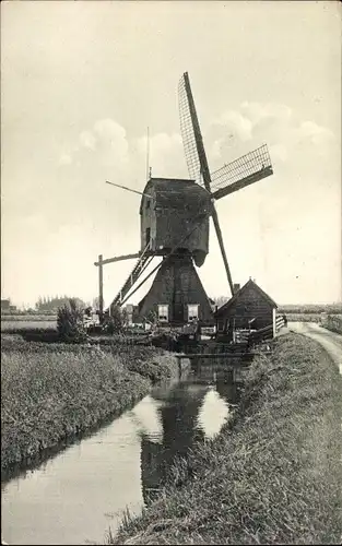 Ak Dordrecht Südholland Niederlande, Watermolen