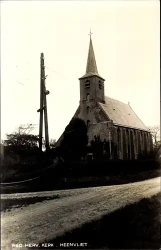 Ak Heenvliet Südholland, Ned. Herv. Kerk