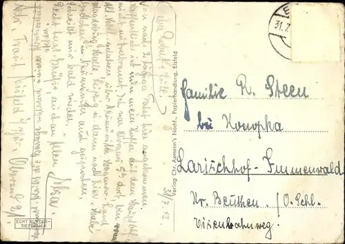 Ak Eisfeld in Thüringen, Totalansicht