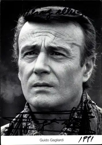 Ak Schauspieler Guido Gagliardi, Portrait, Autogramm, Lindenstraße