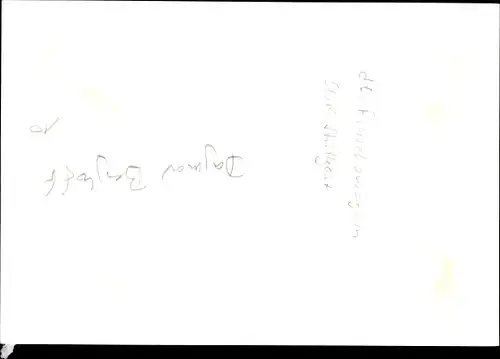 Ak Fernsehansagerin Dagmar Bergmeister, Portrait, Autogramm