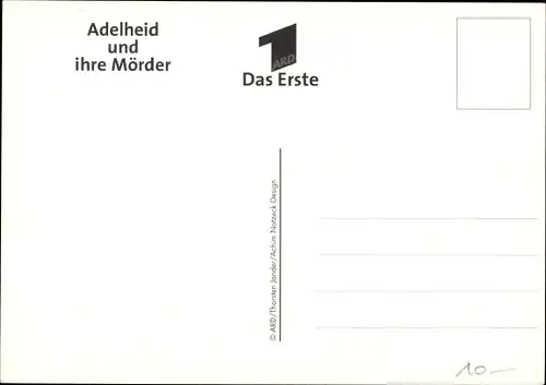 Ak Schauspieler Heinz Baumann, Portrait, Autogramm, Adelheid und ihre Mörder, Das Erste