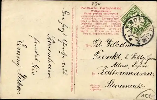 Passepartout Ak Rosenheim Oberbayern, Mädchen, Partie am Inn