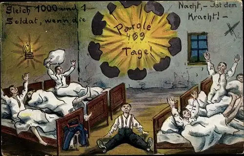 Ak Gleich 1000 und 1 Nacht, ist dem Soldat, wenn die Parole Kracht, Reservisten