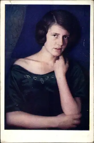 Ak Portrait einer Frau