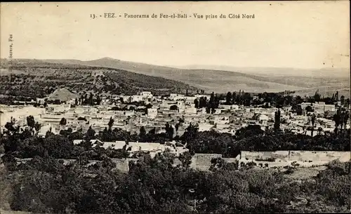 Ak Fes el Bali Fez Marokko, Panorama