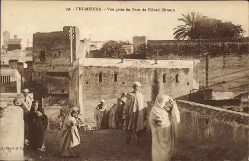 Ak Fès Fez Marokko, Medina, Pont de L'Oued Zittoun