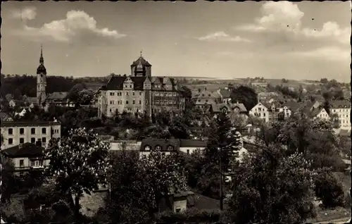 Ak Zschopau im Erzgebirge Sachsen, Kirche und Schloss