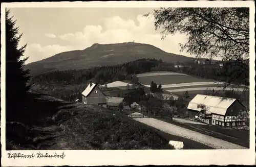 Ak Lückendorf Oybin Oberlausitz, Blick zum Hochwald