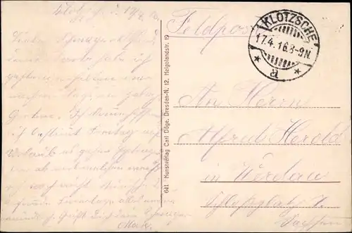 Ak Dresden Altstadt, Neues Rathaus