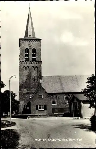 Ak Wijk en Aalburg Nordbrabant, Ned. Herv. Kerk