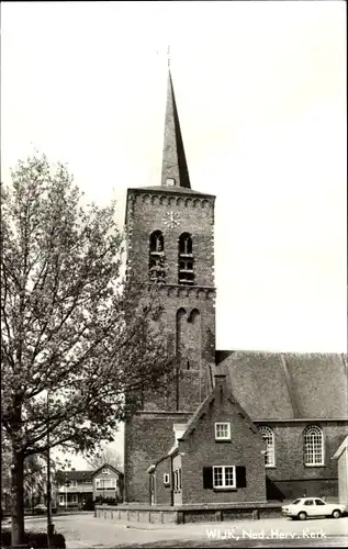Ak Wijk en Aalburg Nordbrabant, Ned. Herv. Kerk
