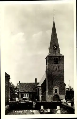 Ak Wijk en Aalburg Nordbrabant, Ned. Herv. Kerk