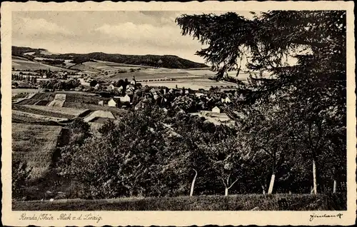 Ak Remda Rudolstadt in Thüringen, Blick v.d. Linzig