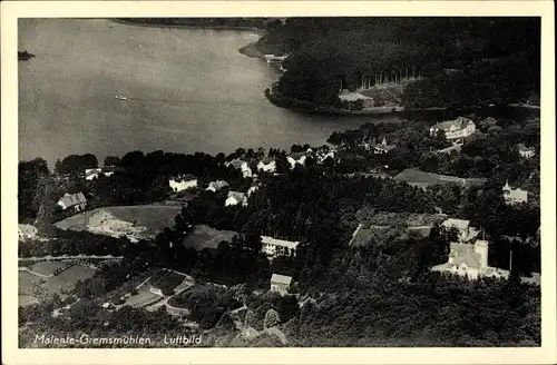 Ak Gremsmühlen Malente in Ostholstein, Panorama, Luftbild