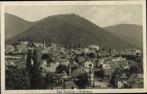 Ak Bad Harzburg am Harz, Panorama vom Butterberg