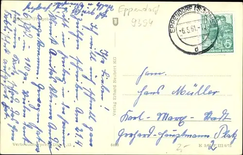 Ak Eppendorf in Sachsen, Betriebsamt