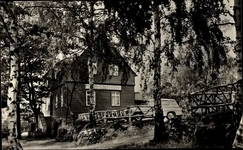 Ak Lößnitz im Erzgebirge, Berggaststätte Neu Friedrichsruh