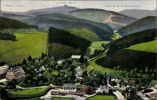 Ak Blauenthal Eibenstock im Erzgebirge, Blick ins Tal der großen Bockau