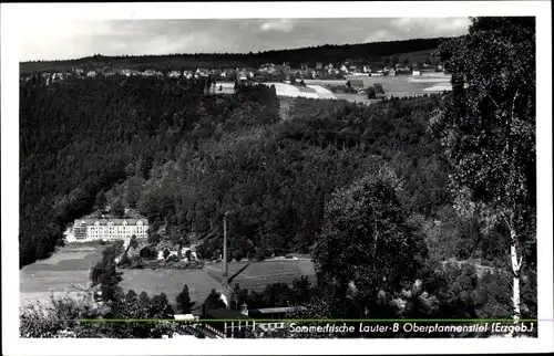 Ak Oberpfannenstiel Lauter Bernsbach im Erzgebirge Sachsen, Panorama