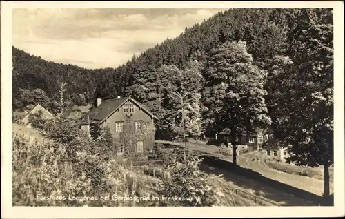 Ak Langenau Geroldsgrün in Oberfranken, Forsthaus Langenau