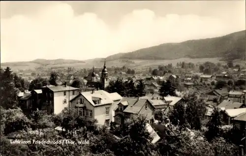 Ak Friedrichroda im Thüringer Wald, Teilansicht