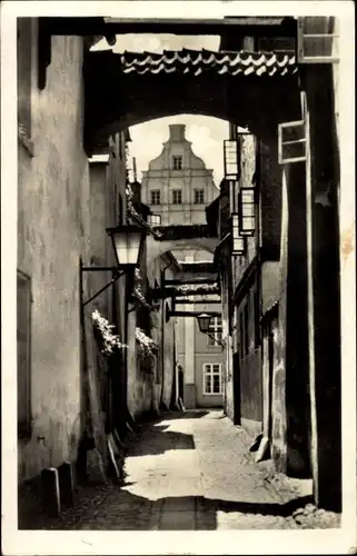 Ak Stralsund in Vorpommern, Bechermacherstraße