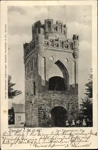 Ak Stendal in der Altmark, Das Tangermünder Tor