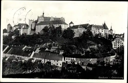 Ak Bautzen der Lausitz, Blick nach Ortenburg, Stadtansicht