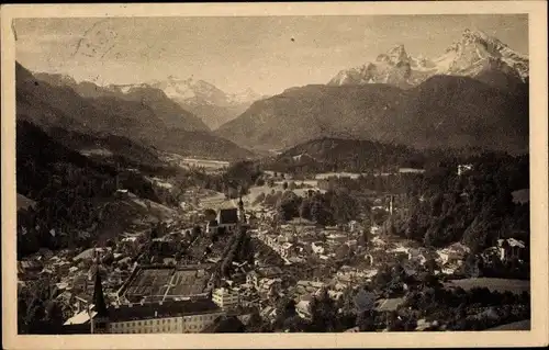 Ak Berchtesgaden in Oberbayern, Blick vom Lockstein