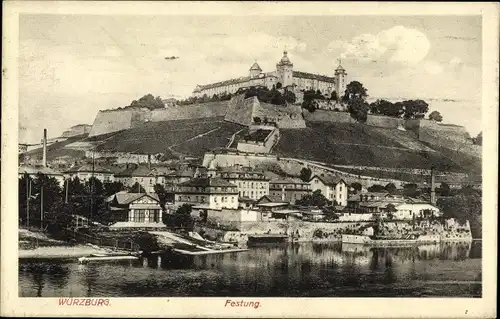 Ak Würzburg am Main Unterfranken, Festung
