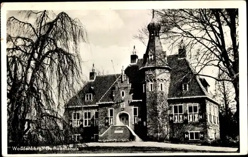 Ak Woudenberg Utrecht Niederlande, Gemeentehuis