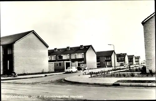 Ak Woudenberg Utrecht Niederlande, John F. Kennedylaan, Piet Heynlaan