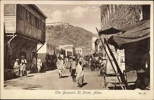 Ak Aden Jemen, The Bazaars Steamer Point
