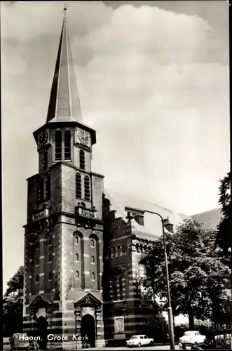 Ak Hoorn Nordholland Niederlande, Grote Kerk