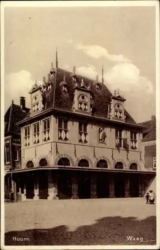 Ak Hoorn Nordholland Niederlande, Waag