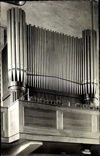 Ak Leerbroek Utrecht Südholland, Ned. Herv. Kerk, Innenansicht, Orgel, Stichting Orgelcentrum