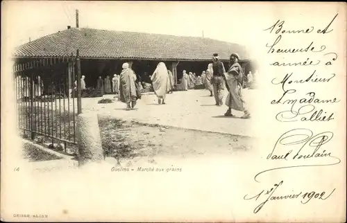 Ak Guelma Algerien, Marché aux grains
