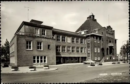 Ak Geleen Limburg Niederlande, Raadhuis