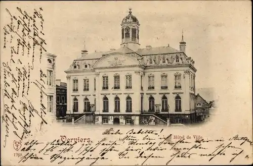 Ak Verviers Wallonien Lüttich, Hotel de Ville