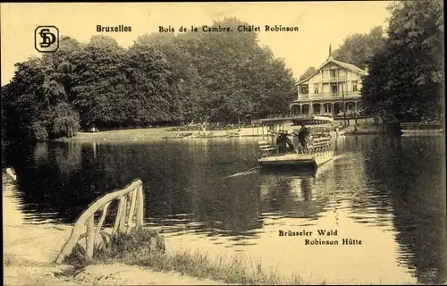 Ak Bruxelles Brüssel, Bois de la Cambre, Châlet Robinson, Brüsseler Wald