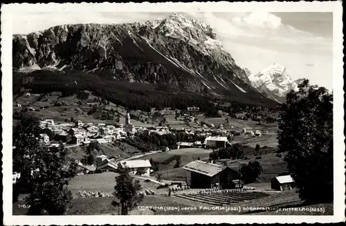 Ak Cortina d'Ampezzo Veneto, Gesamtansicht