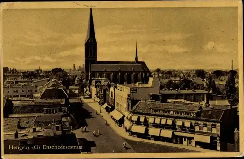 Ak Hengelo Overijssel Niederlande, Enschedestraat