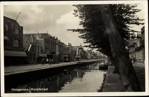 Foto Ak Hoogeveen Drenthe, Hoofdstraat
