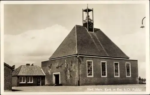 Ak Ens Noordoostpolder Flevoland, Ned. Herv. Kerk