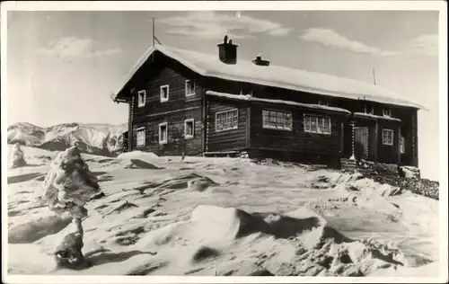 Ak Steiermark Österreich, Wetterkoglerhaus, Hochwechsel